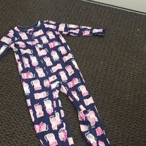 Onesie cat pajamas